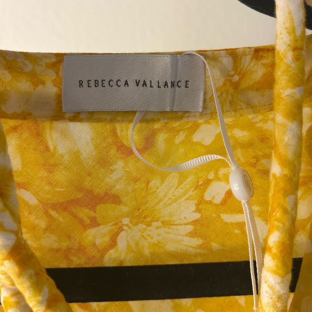 Rebecca Vallance Yellow Floral Long Sleeve Dress - Picture 5 of 6